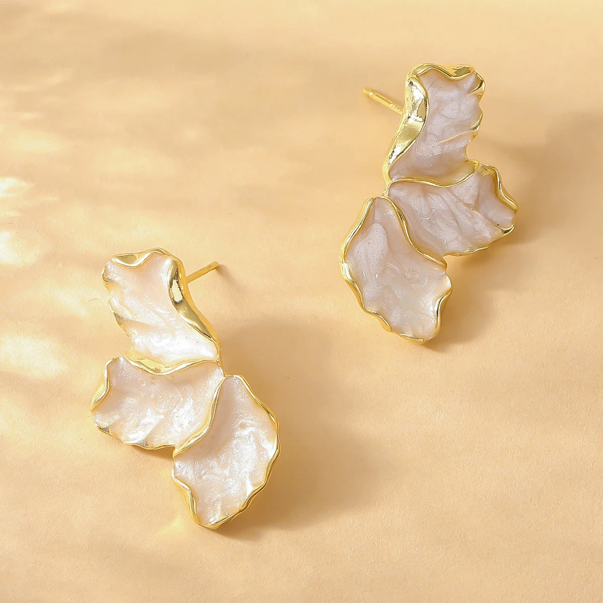 Luxury Colorful Petal Earrings
