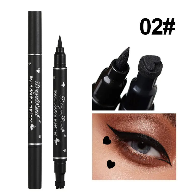 Dragon Ranee Double head Star Seal Eyeliner waterproof