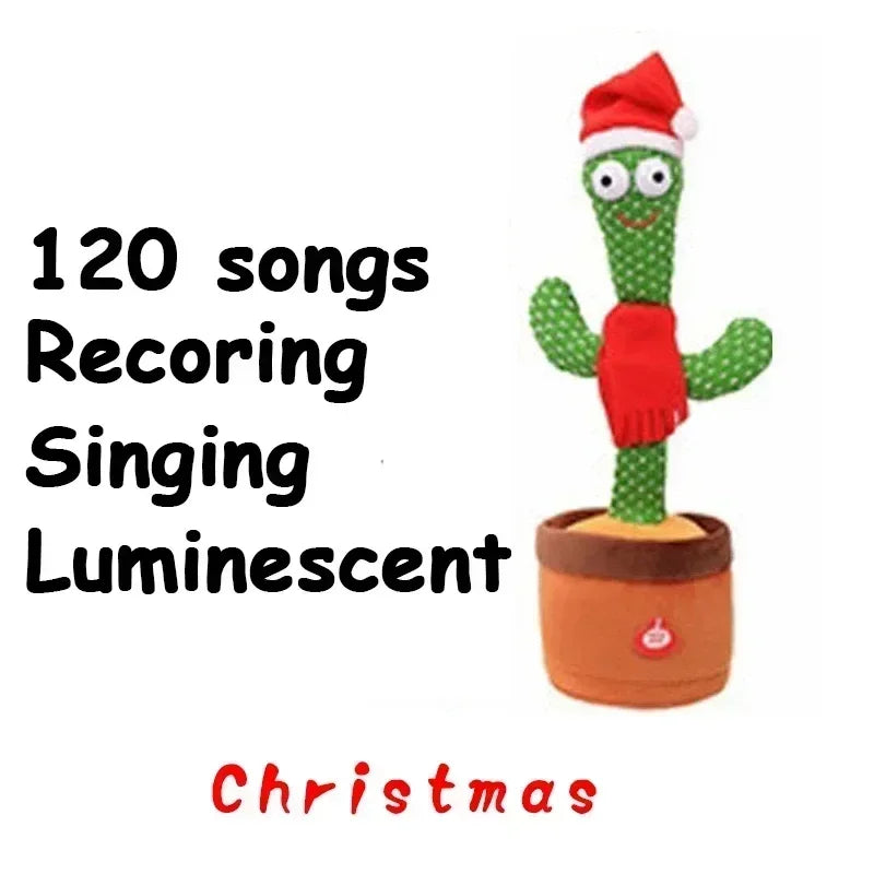 Talking Cactus Toy with LED 120 English Songs Singing Musical