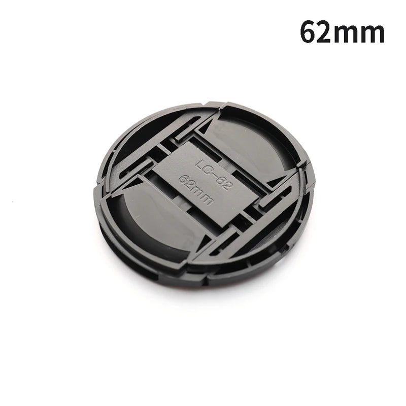 Camera Lens Cap High-quality 40.5mm 49mm 52mm 55mm 58mm 62mm 67mm 72mm 77mm 82mm Snap on Front Lens Cap for Camera