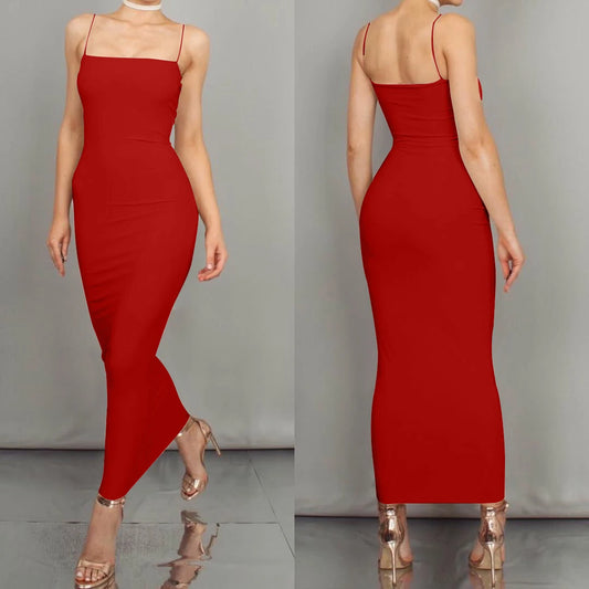 Summer Women's Dress Long Sling