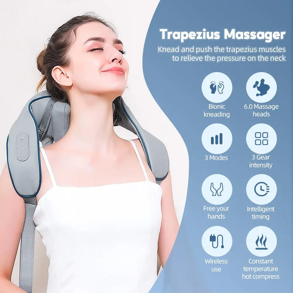 Neck And Back Soothing Heat Massager