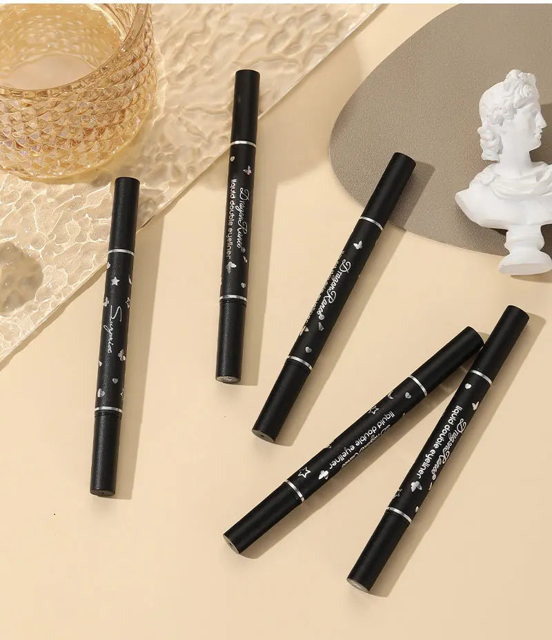 Dragon Ranee Double head Star Seal Eyeliner waterproof