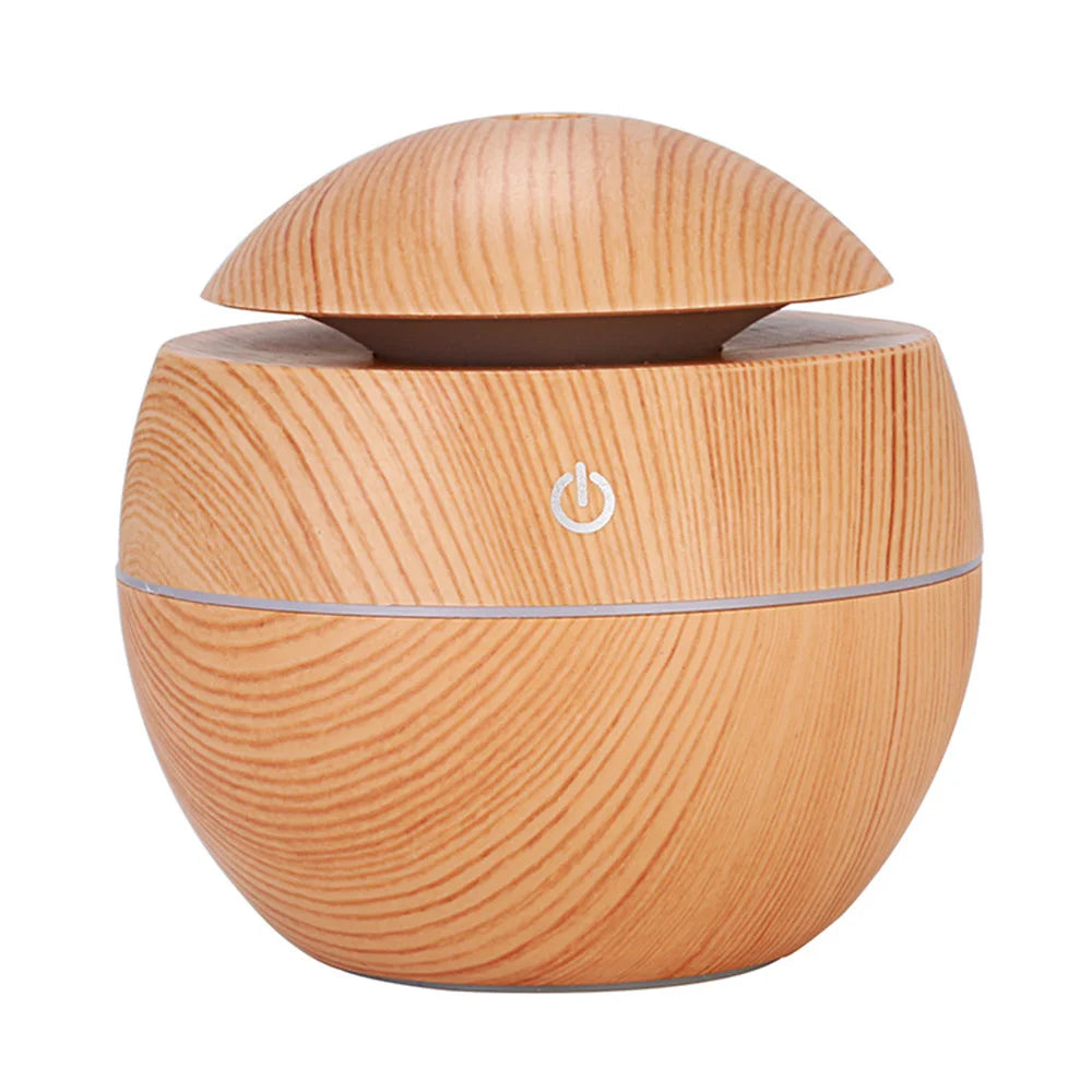 Humidifier Electric Air Aroma Diffuser Wood Ultrasonic