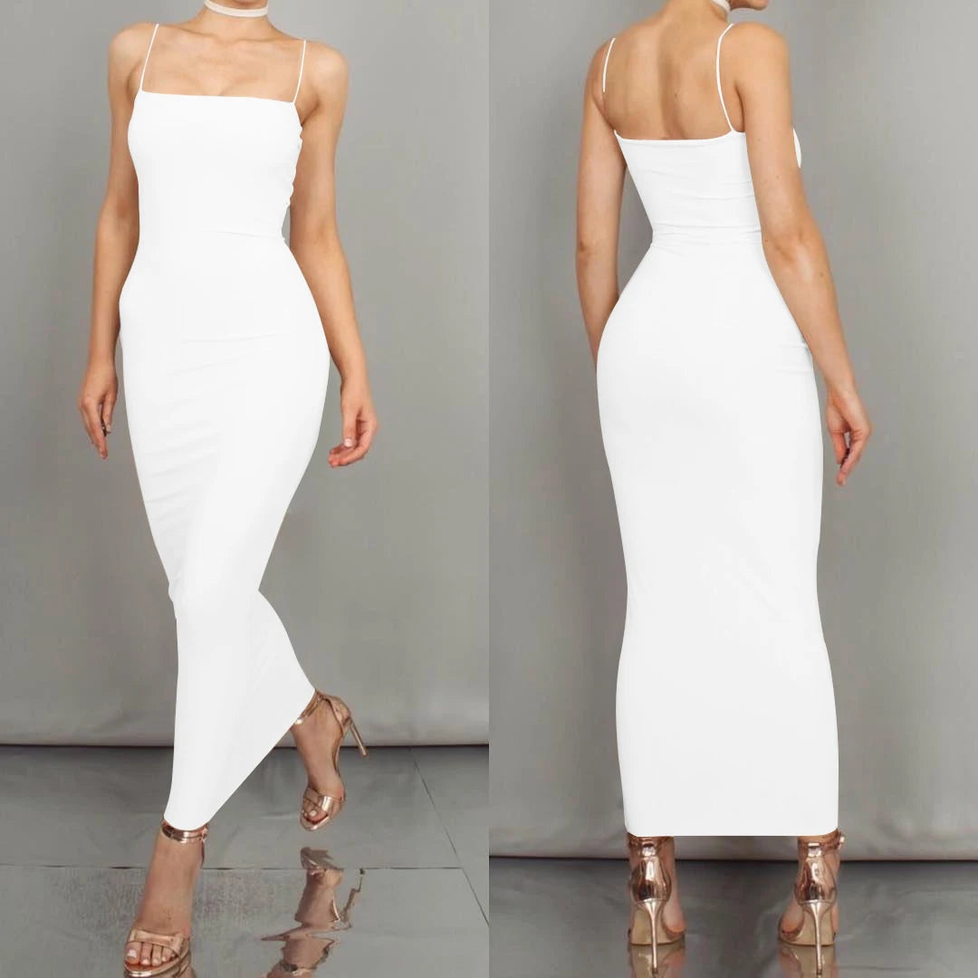 Summer Women's Dress Long Sling