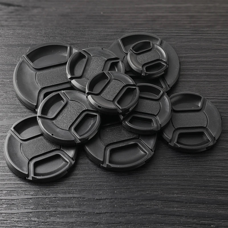 Camera Lens Cap High-quality 40.5mm 49mm 52mm 55mm 58mm 62mm 67mm 72mm 77mm 82mm Snap on Front Lens Cap for Camera