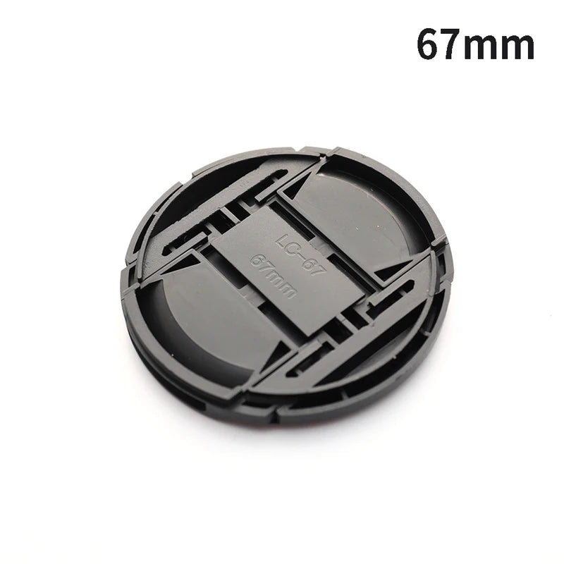Camera Lens Cap High-quality 40.5mm 49mm 52mm 55mm 58mm 62mm 67mm 72mm 77mm 82mm Snap on Front Lens Cap for Camera