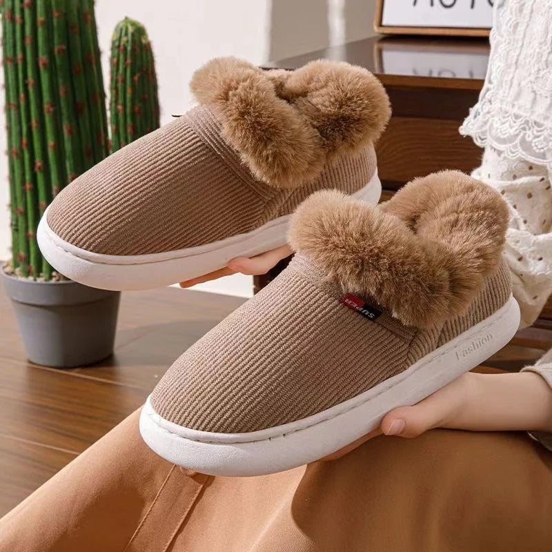 Plush Padded Shoes Female