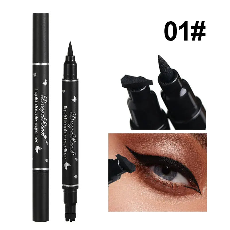 Dragon Ranee Double head Star Seal Eyeliner waterproof