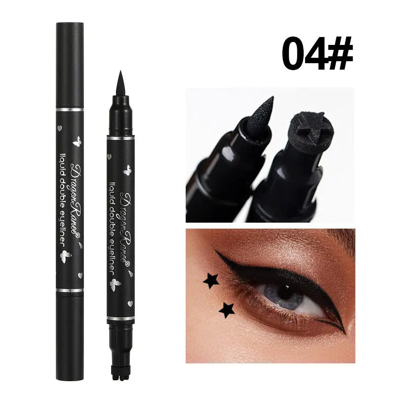 Dragon Ranee Double head Star Seal Eyeliner waterproof