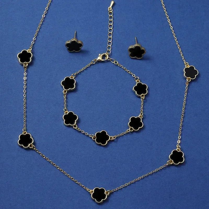 Pearl Rings Earrings Necklace