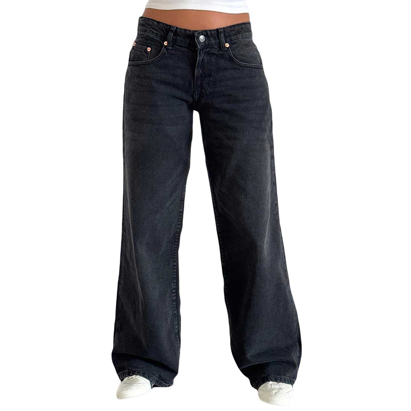 Low Waist Baggy Jeans Retro Fashion