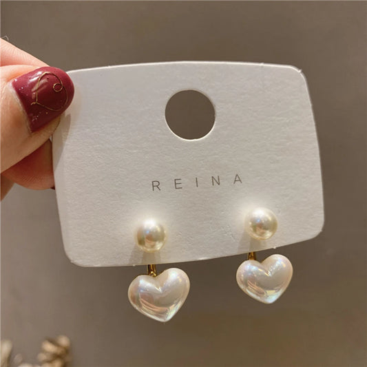Lady Love Pearl Cold Wind Earrings